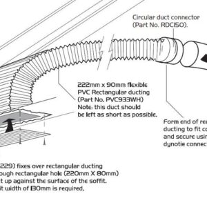 Nuaire Soffit Kit for Drimaster 365