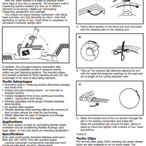Tecfix Banding Locks - (Quantity Of 50) (Ck)