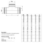 Galvanised Ducting Safe - T-Piece - 450-200mm