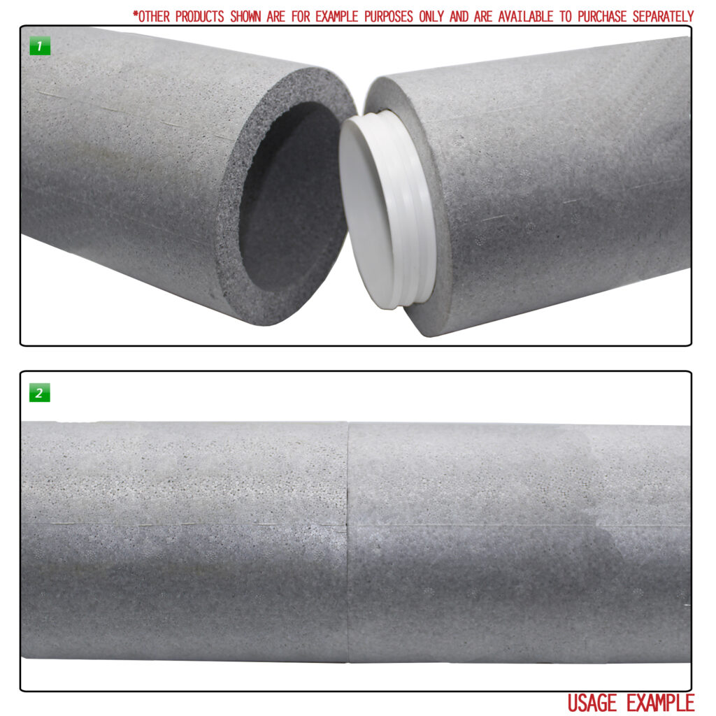 Kair Self-Seal Thermal Ducting - 125mm - 2 Metre Lengths - Box of 6
