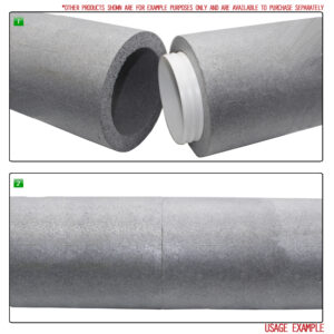 Kair Self-Seal Thermal Ducting - 160mm - 1 Metre Lengths - Box of 6