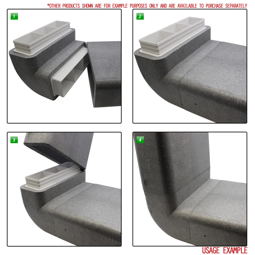 Kair Self-Seal Thermal Ducting - 204 x 60mm - 1 Metre Lengths - Box of 6