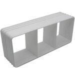 Kair Self-Seal Thermal Rectangular Connector - 220x90mm, Duct to Duct