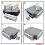 Box of 6 x Kair Self-Seal Thermal Ducting 220X90mm T-Pieces Complete With Female Click And Lock Fittings