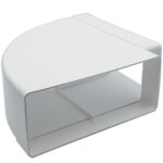 Kair 90 Degree Horizontal Elbow Bend Rectangular - 220x90mm