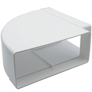 Kair 90 Degree Horizontal Elbow Bend Rectangular - 220x90mm