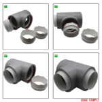 Kair Self-Seal Thermal Ducting - 160mm - T-Pieces - Box of 6