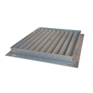 Rectangular Weather Louvre With Bird Mesh - 600x350mm
