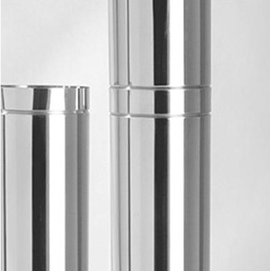 Sw Flue Pipe Stainless Steel - 125mm, 300mm