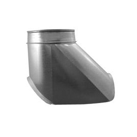Galvanised Curved Boot Ducting - 200mm, 150mm