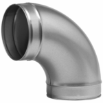 Galvanised Bend – 90 Degree Pressed - 150mm, Standard