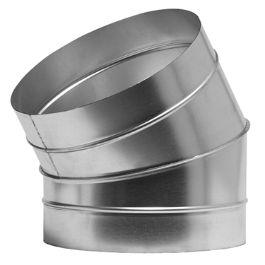Galvanised Bend – 30 Degree Fabricated - 300mm, Standard