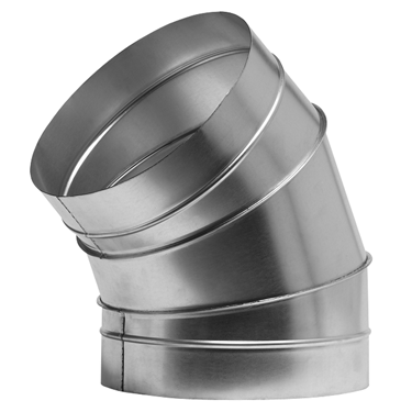 Galvanised Bend – 45 Degree Fabricated - 500mm, Standard