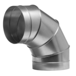 Galvanised Bend – 90 Degree Fabricated - 450mm, Standard