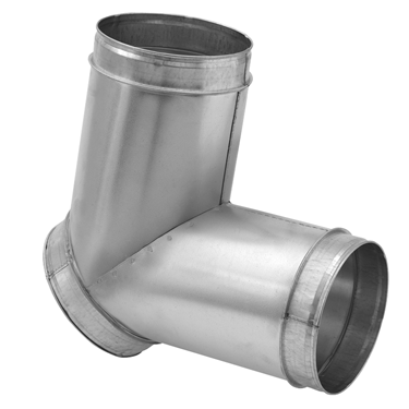 Galvanised Twin Bend 45 Degrees - 315mm, Standard