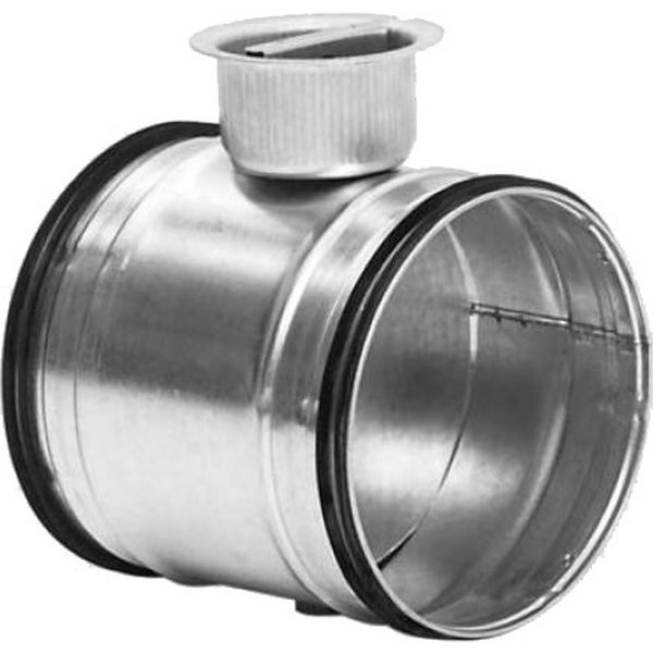 Partial Shut Off Damper With Rubber Seals - 125mm