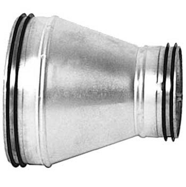 Galvanised Reducer Long – Male Concentric - 355mm, 200mm