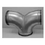 Galvanised Twin Bend 90 Degrees – Rubber Seal - 160mm