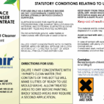Surface Cleanser Concentrate To Clean Mould Growth Areas