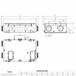 Blauberg Heat Recovery Ventilation Unit - Whole House Vertical MVHR System - EC D5B