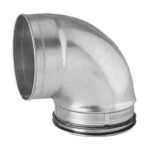 Galvanised Short 90 Degree Bend - 1 Safe Male 1 Female