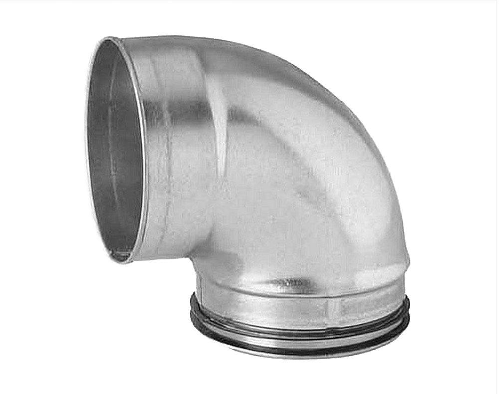 Galvanised Short 90 Degree Bend - 1 Safe Male 1 Female