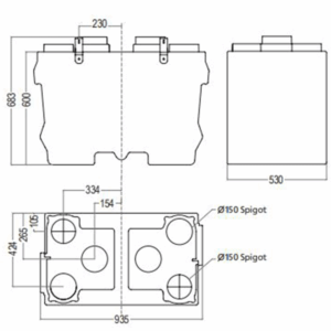 Domus HRX2D Green Line MVHR Unit