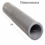 Pack of 6 Nuaire Ductmaster Thermal Insulated 1 Metre Pipe 125mm Diameter