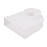 Kair System 204 Plenum Bend With Fixed 125mm Spigot
