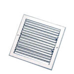 Single Deflection Grille With Damper - White, 200X200