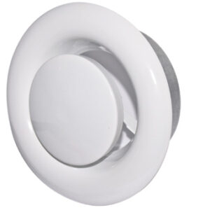 White Metal Extract Valve (Requires Fixing Collar) - 200mm