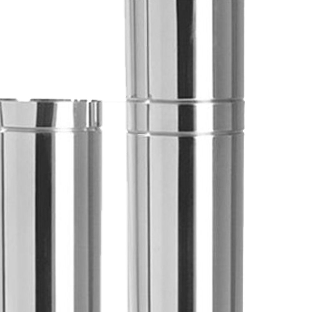 Sw Flue Pipe Stainless Steel - 100mm, 300mm