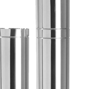 Sw Flue Pipe Stainless Steel - 225mm, 500mm