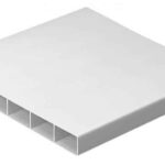 Manrose 1509 Rectangular Flat Channel 300 x 25mm L1000mm PVC Ducting - Colour maybe white or grey