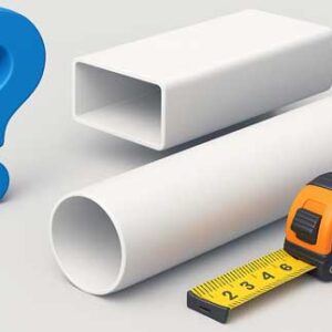 Plastic Ducting sizes=